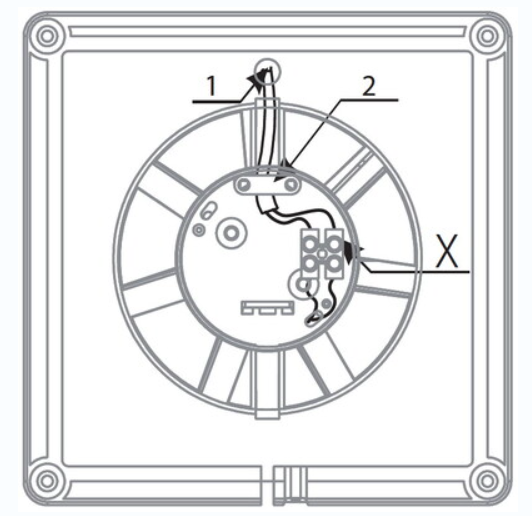 Вентилятор ZERNBERG 100 Granat (осевой, 14Вт, 99 м3/ч)