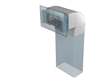 Колено плоское вертикальное SANTREK AIR КВП 60204