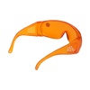 Очки защитные ТУНДРА, оранжевые, открытого типа, ударопрочный материал 9433081