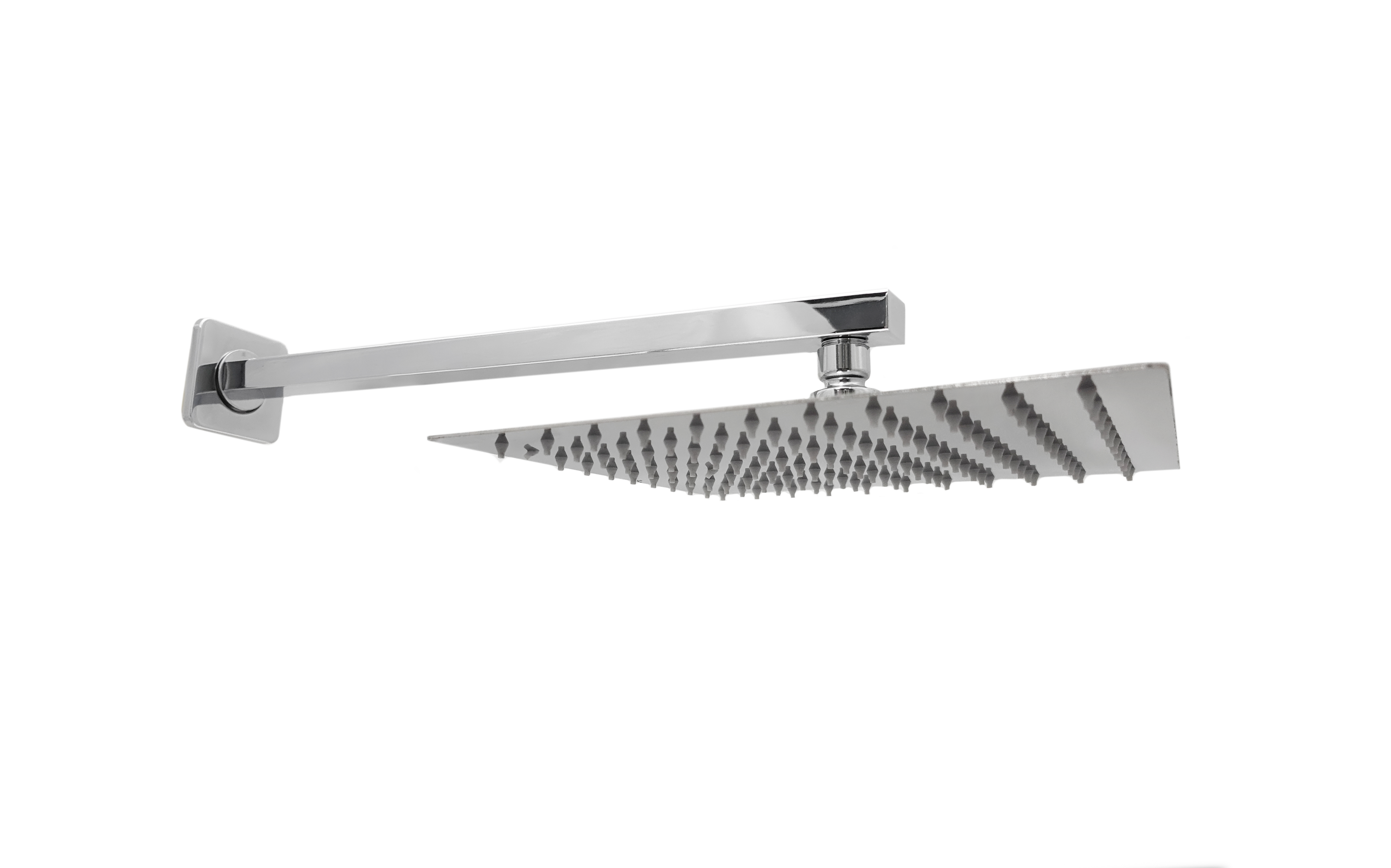 Смеситель Душ ВСТРАИВАЕМЫЙ SANTREK AQUA-1053  (SAP-1053) квадратная лейка, хром (троп лейка 25х25см)