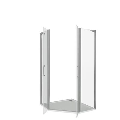 Душ.ограждение GOOD DOOR PANDORA PNT-TD-90-C-CH стекло Прозрачное, 6мм (без поддона и автослива)