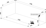 Ванна акрил BAS "ОРИОН-PRO" 170х75 BAS PROfessional 100% литьевой акрил в компл. с каркасом (без фолдона) БЕЗ АВТОСЛИВА 