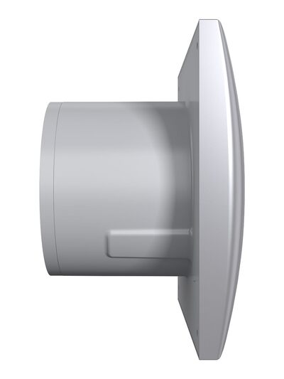 Вентилятор ERA DICITI D100 AURA 4C gray metal канальный осевой вытяжной с обратным клапаном, декоративная решетка (серый)