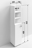 Притуалетный шкаф ПШ (с втулкой) SANTREK HOME "Виола" 1 дв. 2 ниши левый 200*950*190