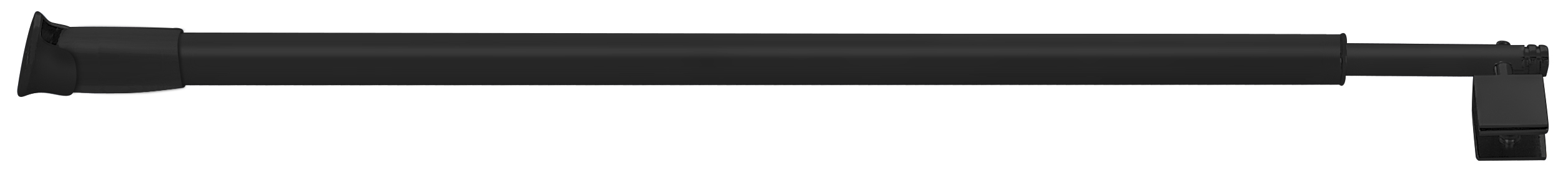 Кронштейн телескопический к душ.огр. SANTREK AQUA Тour Matt Black р-р: 700-1200 (КРУГЛЫЙ)