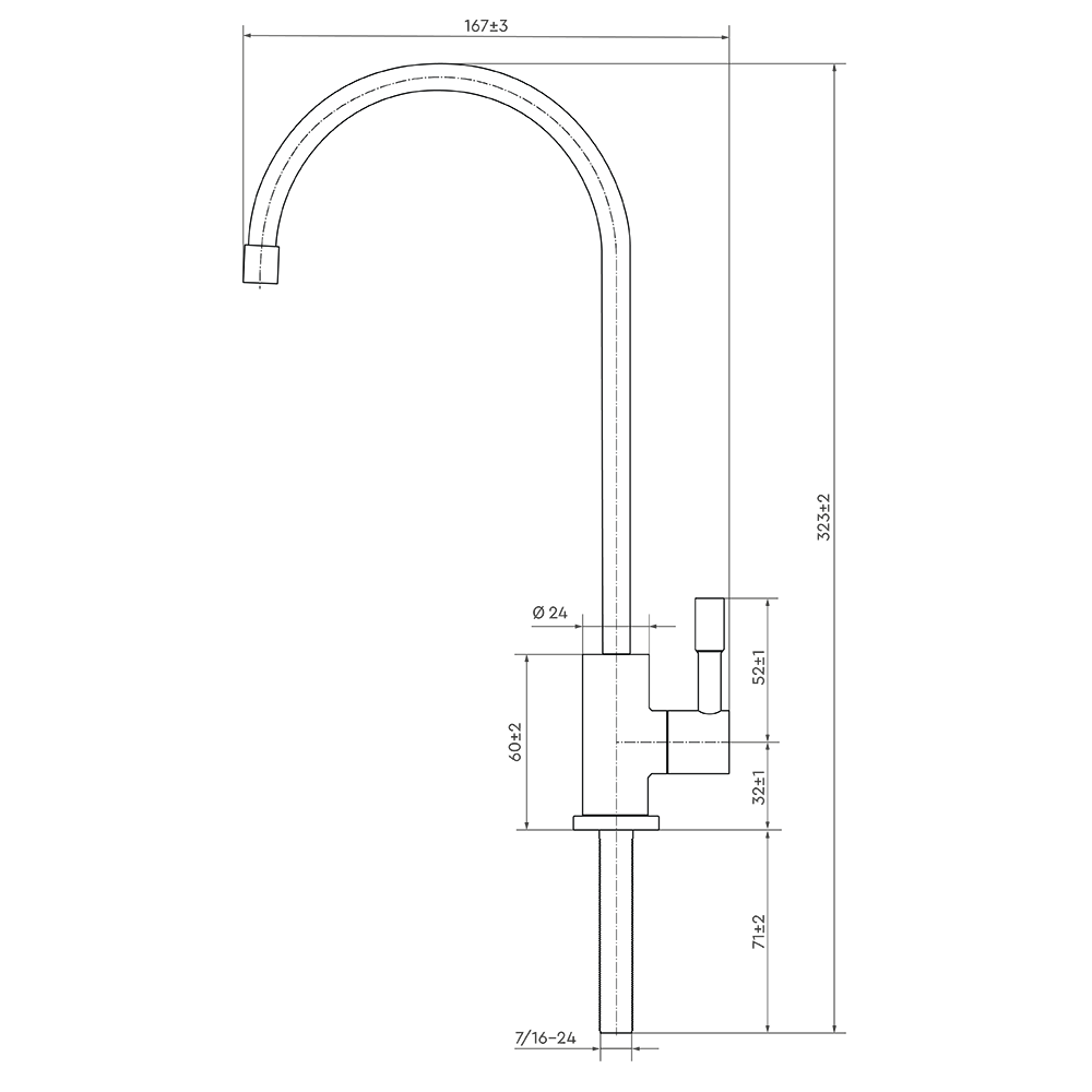 Фильтр проточный Барьер WaterFort Осмо, 5 ступеней (в комплекте: кран, бак) Н261Р00