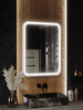 Зеркало-шкаф SANTREK HOME с LED подсветкой левое "ГЕРДА" 500х800мм