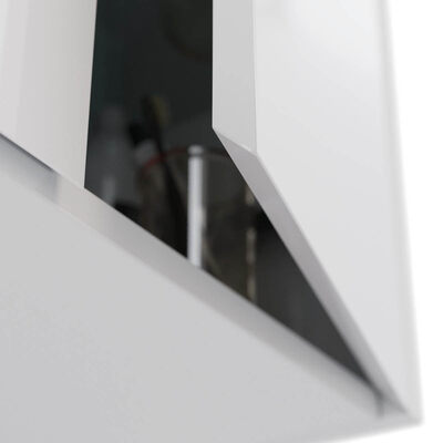 Шкаф Lemark COMBI 60 см подвесной, 2-х дверный, цвет корпуса, фасада: Белый глянец LM03C60SH