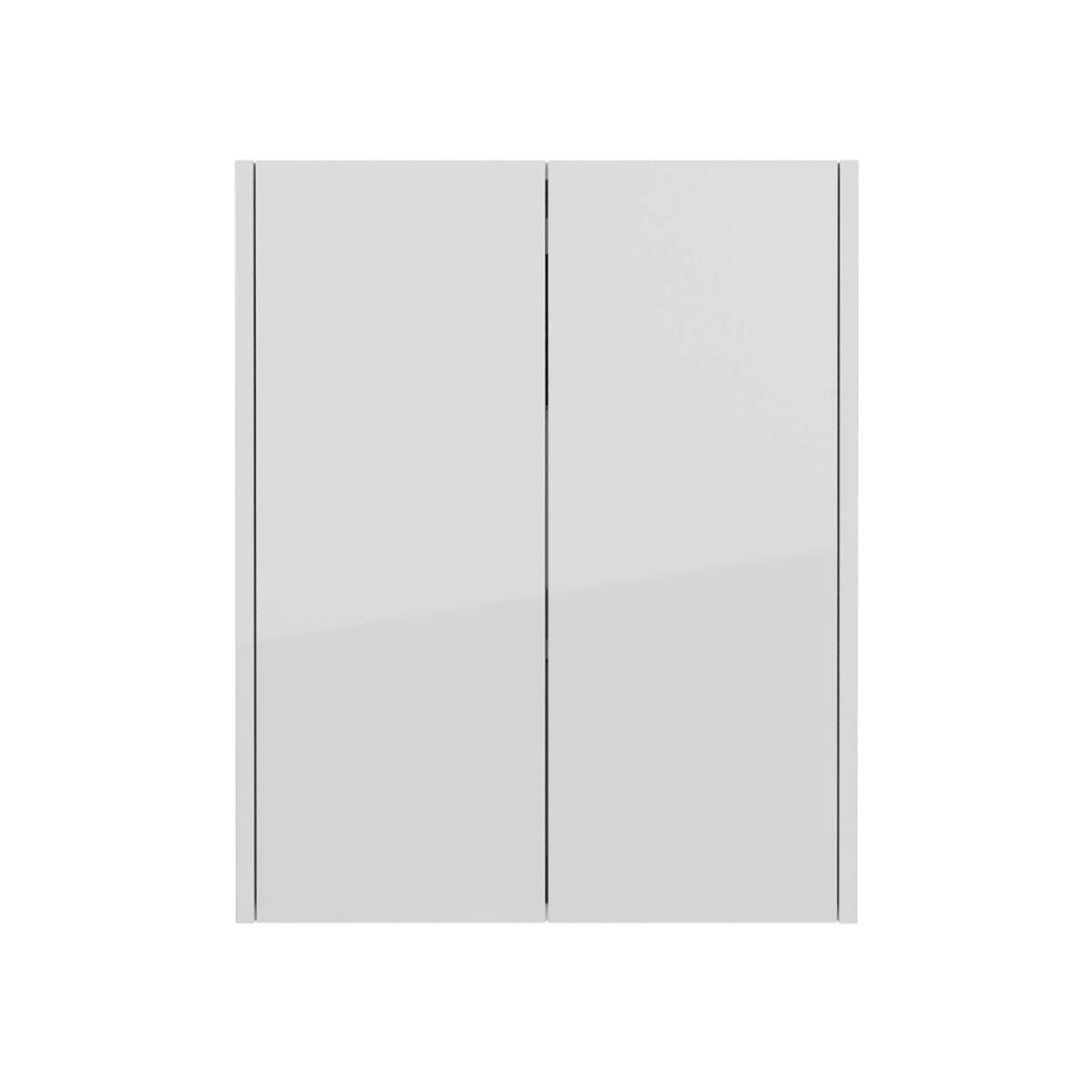 Шкаф Lemark COMBI 60 см подвесной, 2-х дверный, цвет корпуса, фасада: Белый глянец LM03C60SH