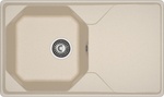 Мойка GRANFEST GF-U--840L чаша+крыло 840*500мм (кашемир)