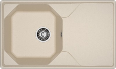 Мойка GRANFEST GF-U--840L чаша+крыло 840*500мм (кашемир)