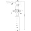 LM8203BL EXPERT Дозатор для жидких моющих средств врезной, увеличенная высота 97мм, нерж.сталь/пластик, ЧЁРНЫЙ МАТОВЫЙ LEMARK