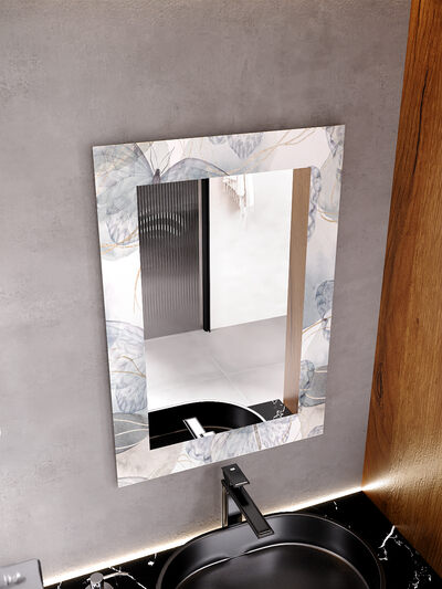 Зеркало SANTREK HOME (фотопечать) "Асти" 550х800мм (прямоугольное)