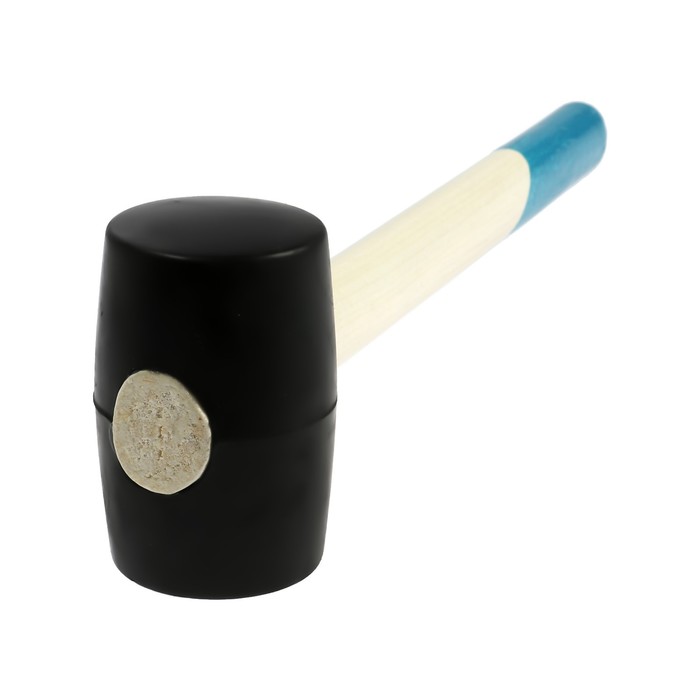 Киянка ТУНДРА, деревянная рукоятка, черная резина, 350 г 5354659