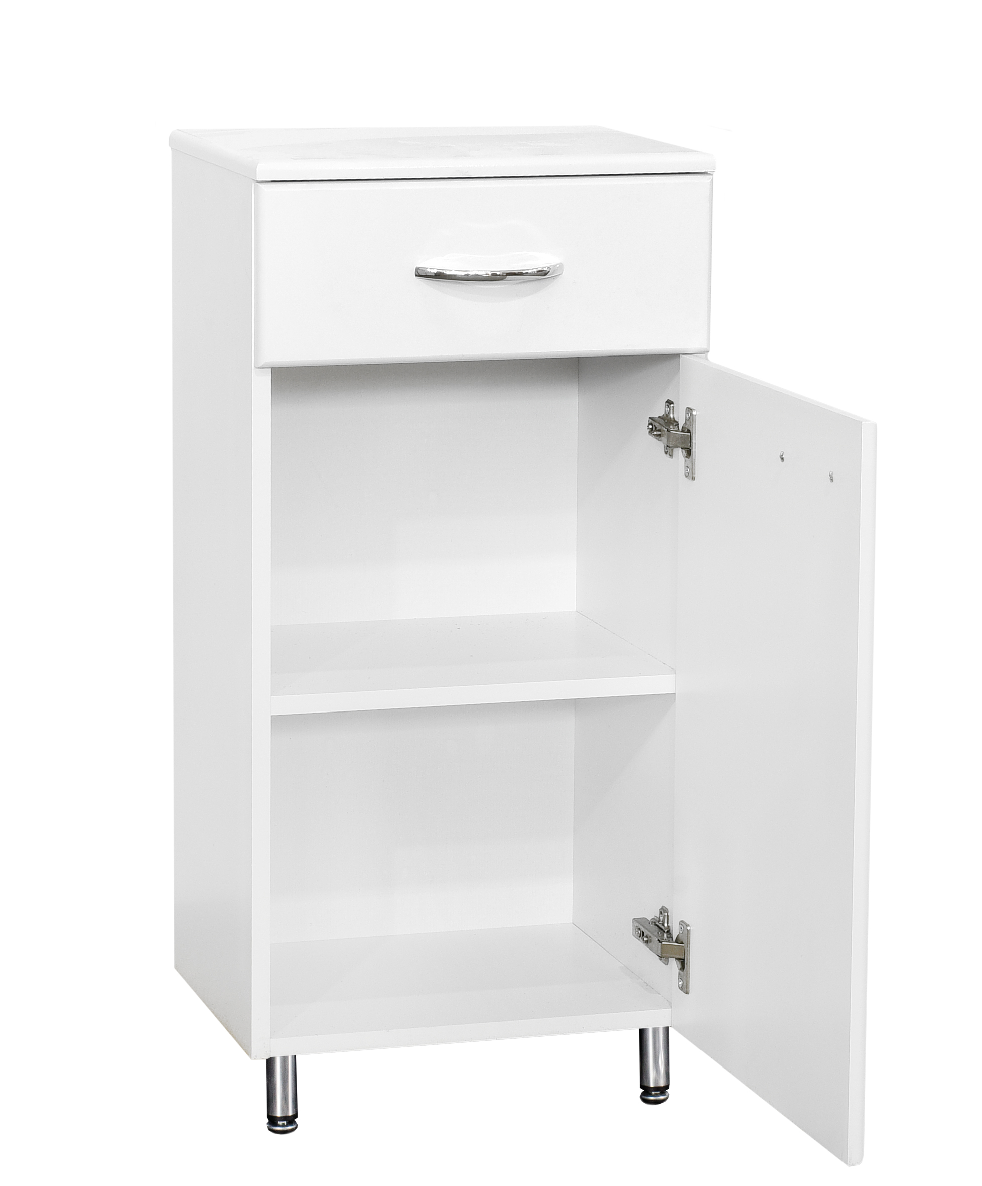 Полупенал SANTREK HOME "СИТИ NEW-30" (правый) белый 300х866х320 *
