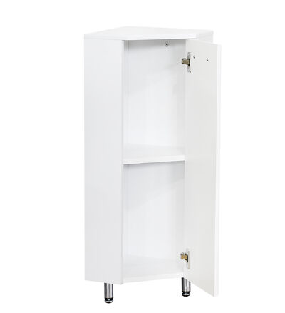 Полупенал SANTREK HOME "СИТИ NEW-30" угловой (правый) белый 302х866х302 *
