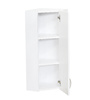 Шкаф навесной SANTREK HOME "СИТИ NEW-30"   угловой (правый) белый 300х750х300