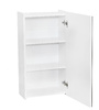 Шкаф навесной SANTREK HOME "СИТИ NEW-40"  (зеркальный) белый 400х750х220
