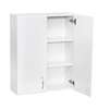 Шкаф навесной SANTREK HOME "СИТИ NEW-50" 2 ств.  белый 500х750х220