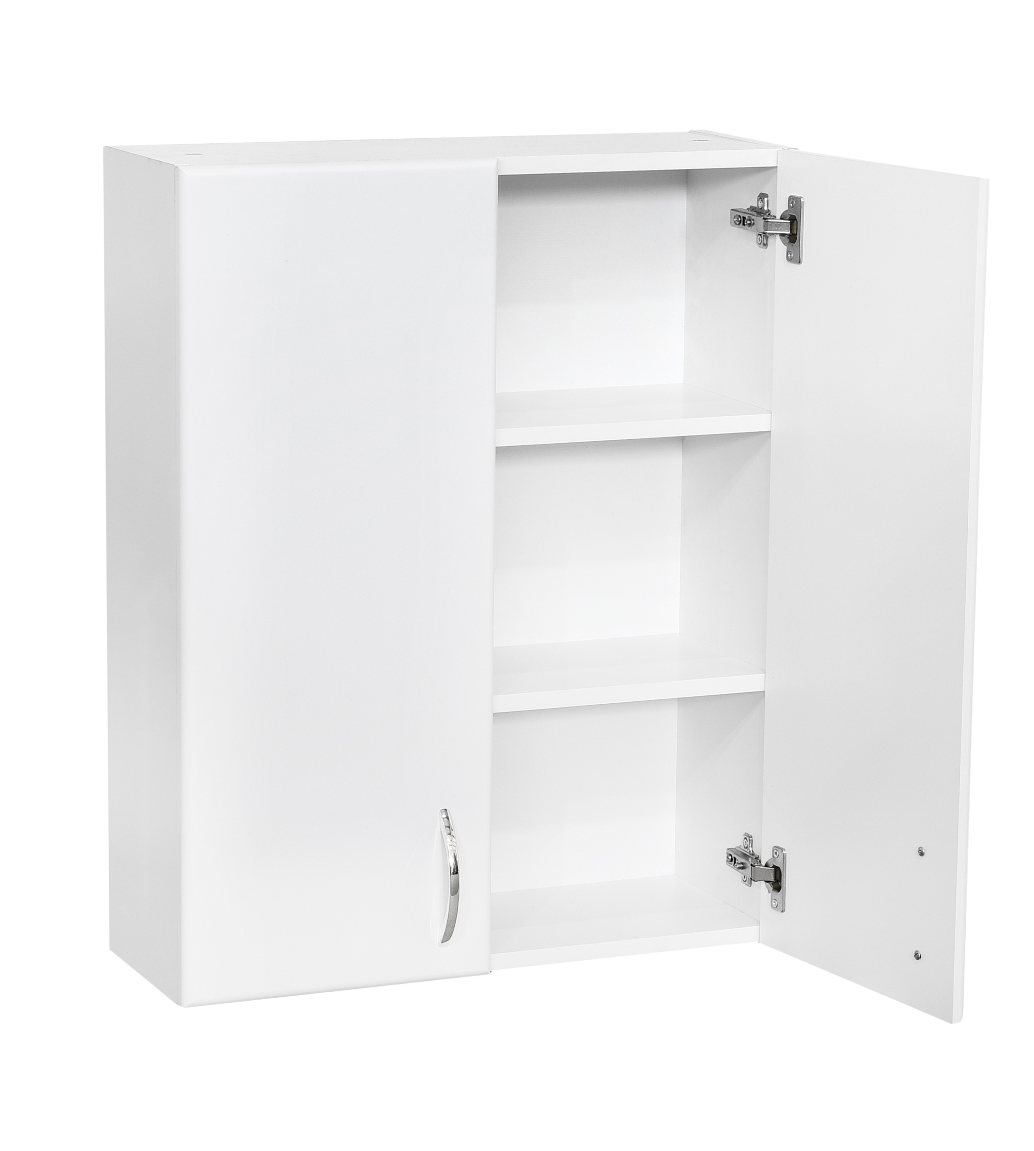 Шкаф навесной SANTREK HOME "СИТИ NEW-50" 2 ств.  белый 500х750х220