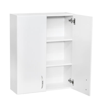 Шкаф навесной SANTREK HOME "СИТИ NEW-50" 2 ств.  белый 500х750х220