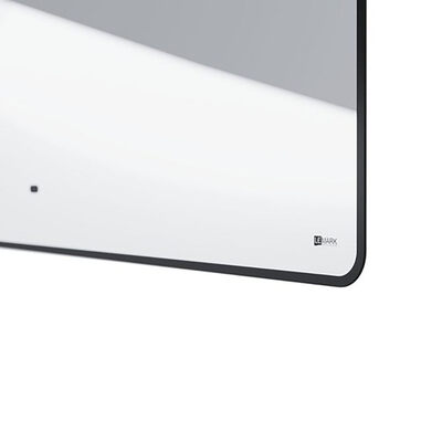 Зеркало Lemark MIOBLACK 100х80 см с интерьерной подсветкой, с подогревом LM100ZM-black