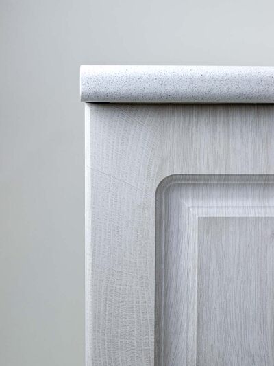 Рабочий стол 40 Берёза (1дверь) фасад МДФ ,столешница цвет (САХАРА) SANTREK HOME