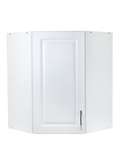 Шкаф для посуды угловой 55*55 Ясень Белый фасад МДФ SANTREK HOME