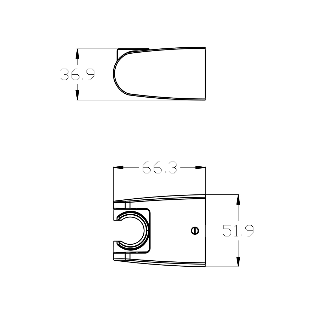 LM8083BL Крепление настенное поворотное для лейки, черный, пакет LEMARK