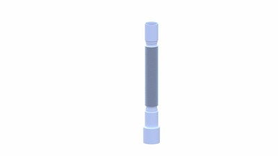 GW1280 Гибкая труба без гайки 40-40/50 (800мм.) ИНКОПЛАСТ