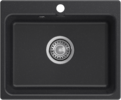 Мойки GRANFEST SMART SM520 (мрамор) 1-чаша 520х430мм ЧЕРНЫЙ (без сифона)