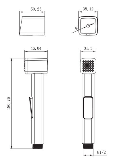 LM8089C Комплект для биде, хром, блистер LEMARK