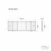 Экран под ванну "Оптима DECOR" 1,7 м пластик (017 Мерлин) Alavann   D