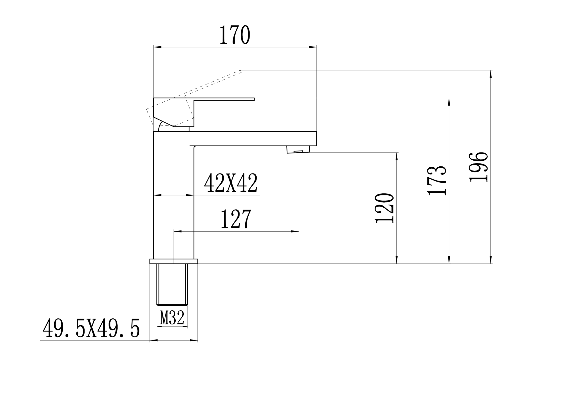 FS8701C (Смеситель для умывальника Fmark FS8701C)
