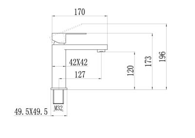 FS8701C (Смеситель для умывальника Fmark FS8701C)
