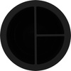 Подставка для зубных щеток Plast Team BLACK PT502310028 НОВИНКА