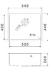 Rivelato Rinox 5444 UN PVD black Мойка нерж.сталь 1 чаша  540*440*200 мм арт.5444 UN PVD black