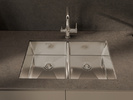 Rivelato Rinox 7444 U2 Мойка нерж.сталь 2 чаши 740*440*200 мм арт.7444 U2
