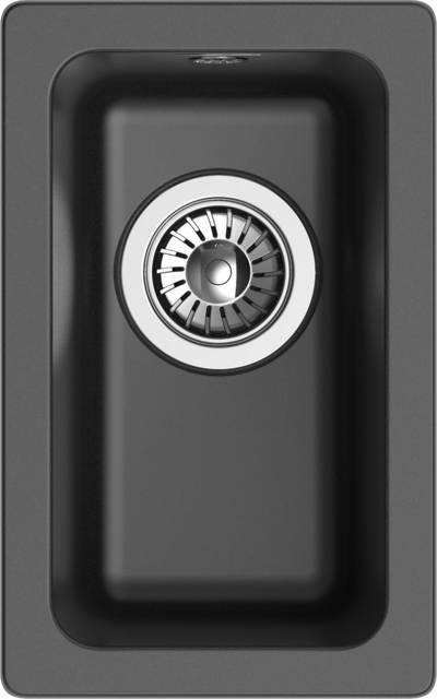 RIVELATO Мойка BERKANA 25 подст.монтаж 1-чаш 305*455 antracite арт.BK-25 antracite