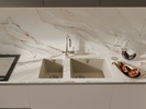 RIVELATO Мойка BERKANA 25 подст.монтаж 1-чаш 305*455 beige scuro арт.BK-25 beige scuro