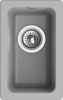 RIVELATO Мойка BERKANA 25 подст.монтаж 1-чаш 305*455 grigio metallizzato арт.BK-25 grigio metallizzato
