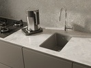 RIVELATO Мойка BERKANA 25 подст.монтаж 1-чаш 305*455 grigio metallizzato арт.BK-25 grigio metallizzato