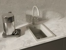 RIVELATO Мойка BERKANA 25 подст.монтаж 1-чаш 305*455 topazio арт.BK-25 topazio