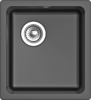 RIVELATO Мойка BERKANA 35 подст.монтаж 1-чаш 415*455 antracite арт.BK-35 antracite