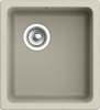 RIVELATO Мойка BERKANA 35 подст.монтаж 1-чаш 415*455 beige scuro арт.BK-35 beige scuro