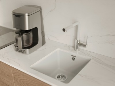 RIVELATO Мойка BERKANA 35 подст.монтаж 1-чаш 415*455 brina арт.BK-35 brina
