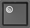 RIVELATO Мойка BERKANA 45 подст.монтаж 1-чаш 485*455 antracite арт.BK-45 antracite