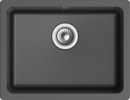 RIVELATO Мойка BERKANA 50 подст.монтаж 1-чаш 560*430 antracite арт.BK-50 antracite