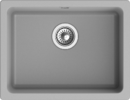RIVELATO Мойка BERKANA 50 подст.монтаж 1-чаш 560*430 grigio metallizzato арт.BK-50 grigio metallizzato