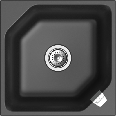 RIVELATO Мойка LOCUS 50  1-чаш 500*500 antracite арт.LS-50 antracite